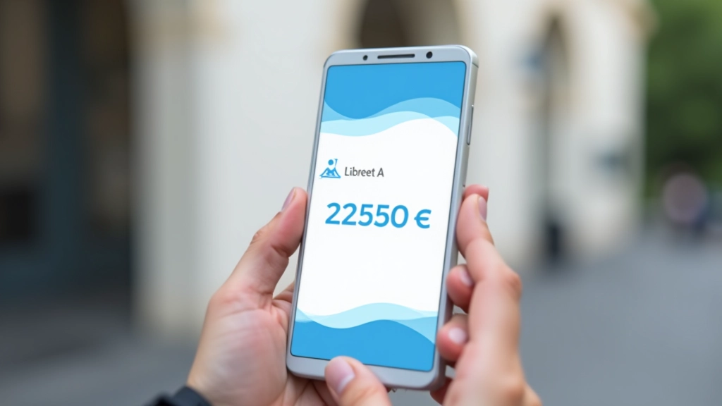 Interface d'application bancaire montrant le solde et le plafond du Livret A en euros